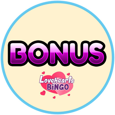 Latest bingo bonus from Love Hearts Bingo