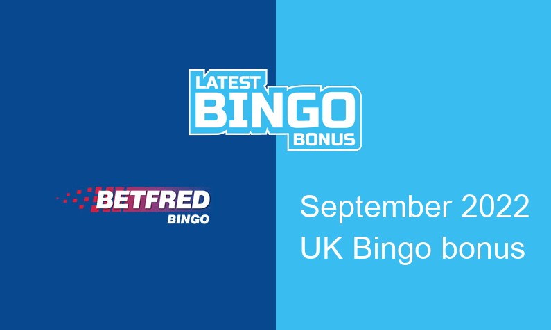 Latest Betfred Bingo bingo bonus for UK players