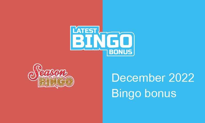 Latest bingo bonus from Season Bingo