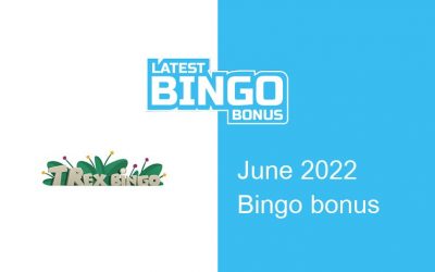 Latest bingo bonus from T-Rex Bingo Casino