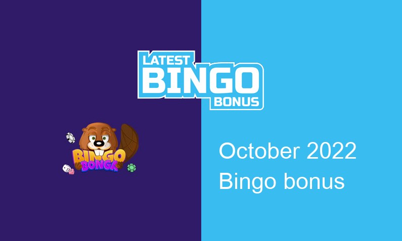 Latest BingoBonga bingo bonus October 2022