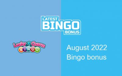 Latest Lucky Charm Bingo Casino bingo bonus