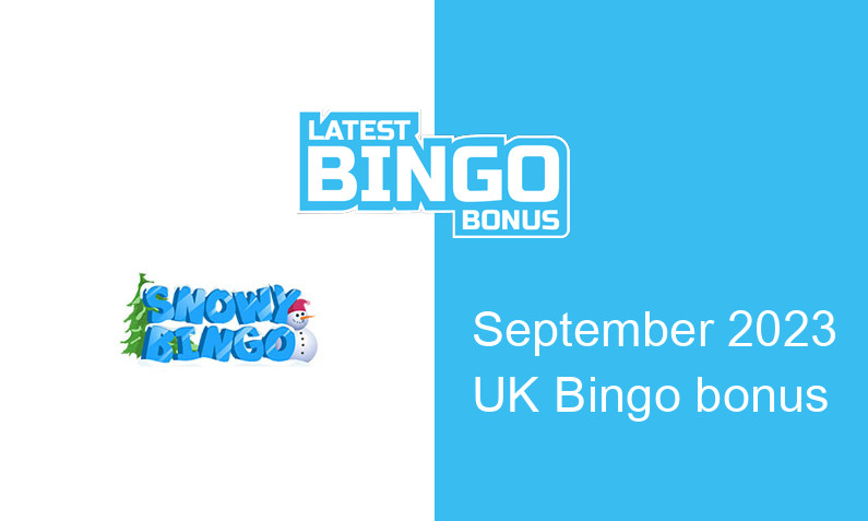 Latest Snowy Bingo Casino bingo bonus for UK players September 2023