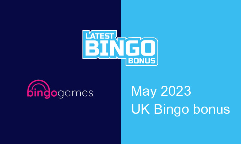 Latest UK bingo bonus from Bingo Games