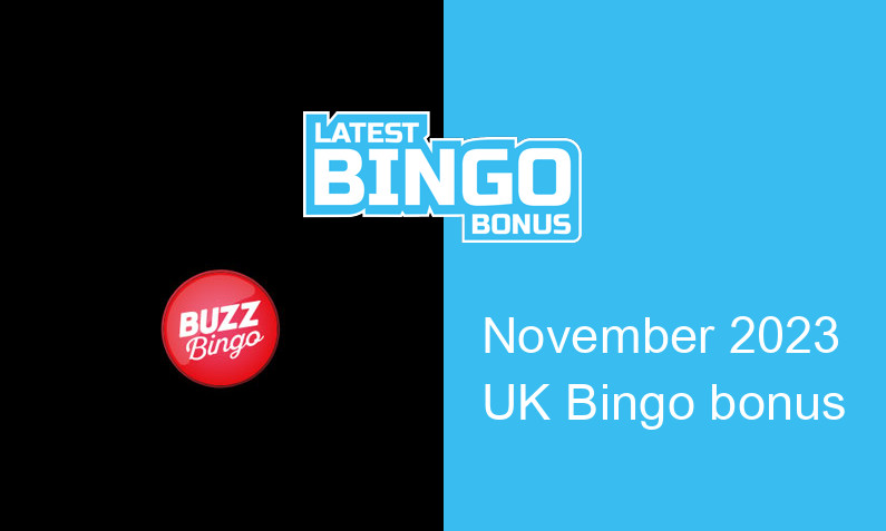 Latest UK bingo bonus from BuzzBingo
