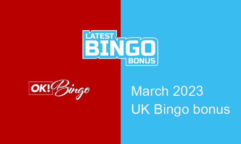 Latest UK bingo bonus from OK Bingo