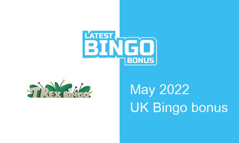 Latest UK bingo bonus from T-Rex Bingo Casino