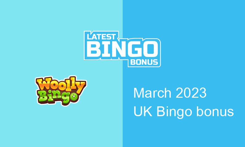Latest Woolly Bingo bingo bonus for UK players